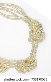 Gold Multi Codes Chunky Necklace - Black Pearls