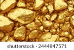 Gold nuggets texture treasure wallpaper background