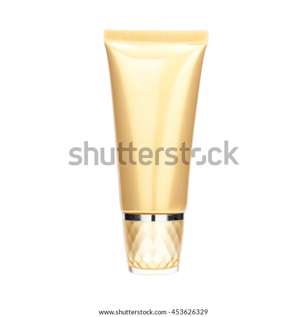 Download Gold Pearliest Tube Mockup Template Cosmetic Stock Photo Edit Now 453626329 PSD Mockup Templates