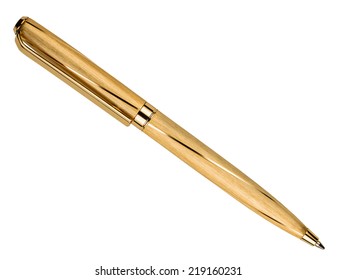 gold pen