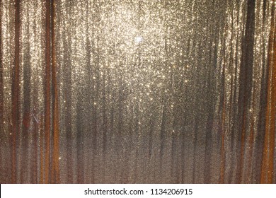 Gold Photo Booth Drapes.