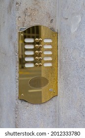 Gold Plated Intercom Communication System House Bell