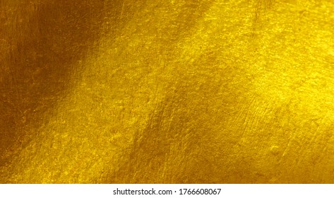 gold polished metal steel texture abstract background. - Shutterstock ID 1766608067