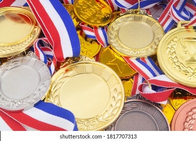 Gold Silver Bronze Medals Background Stock Photo 1817707313 | Shutterstock