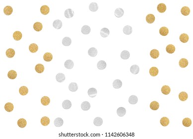 12,850 Gold silver confetti isolated Images, Stock Photos & Vectors ...