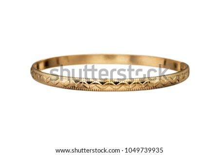 gold single bangle