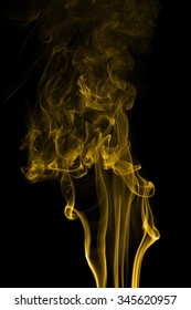 Gold Smoke On Black Background Stock Photo 345620957 | Shutterstock