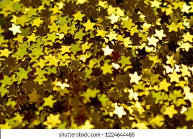 Gold Star Sprinkles Background Stock Photo 1224644485 | Shutterstock