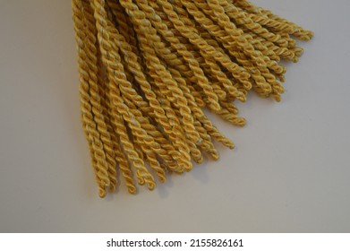 gold tassel rope craft for house window curtain ornament or decoration, white background