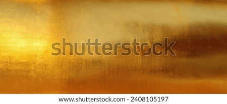 Gold texture background with yellow luxury shiny shine glitter sparkle of bright light reflection pattern golden surface
 Stockfoto © 