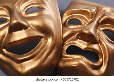 Gold Theater Mask