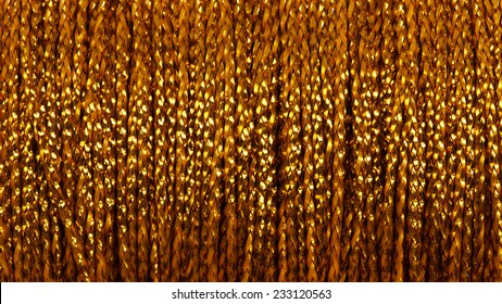 Gold thread - abstract background