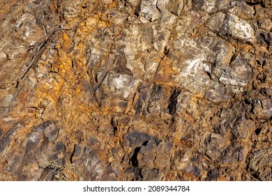 Gold Vein, Metal-rich Ore As A Concept For Mining And Geological Works