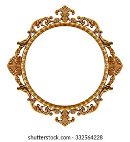 35,684 Round gold ornate frame Images, Stock Photos & Vectors ...