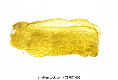 Gold Watercolor Texture Paint Stain Abstract Stock Photo 719874601 ...