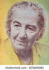 Golda Meir Portrait From Israeli Money 
