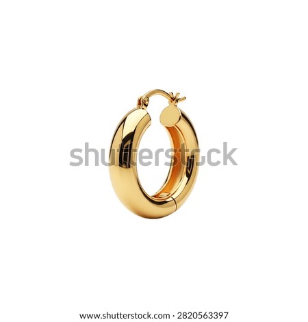Gold-colored bangle bracelet with small dangling charms on white background, gold bangle bracelet