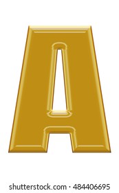 Golden Alphabetic Fontsa Stock Photo 484406695 | Shutterstock