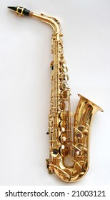 A Golden Alto Saxophone.