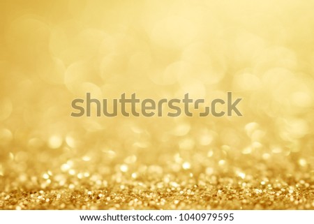 Golden background glitter, christmas background