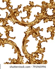 Golden Baroque Background 