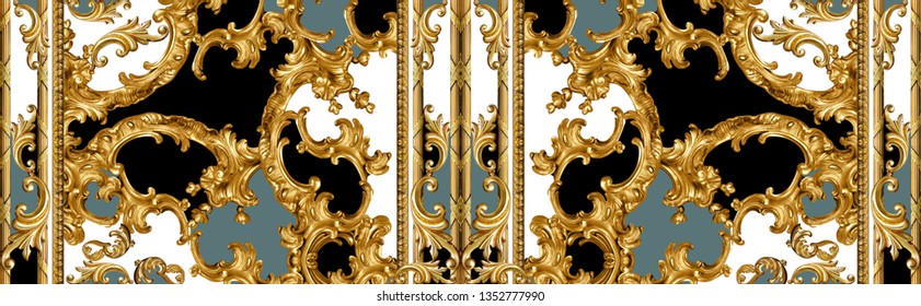 Golden Baroque Ornament