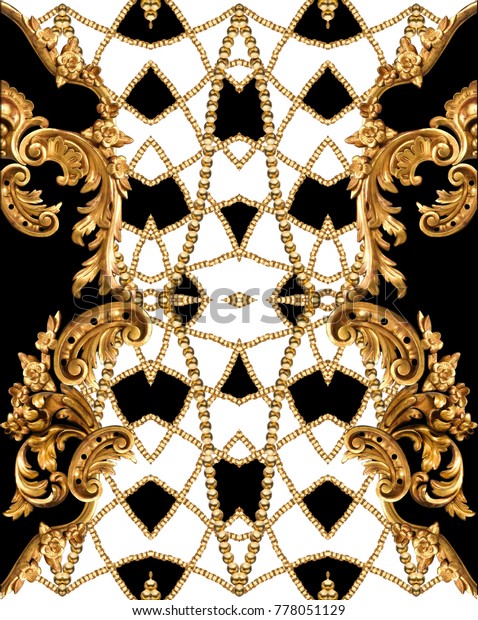 Golden Baroque Ornament Stock Photo 778051129 | Shutterstock