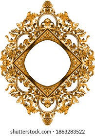 Golden Baroque And  Ornament Elements
