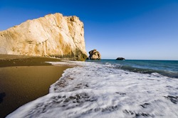 Golden Beach Of Aphrodite Godess In Cyprus