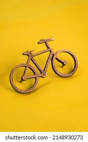 Golden Bike Pin On Yellow Tour De France T-shirt