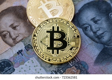 Golden Bitcoin And China Cash Money