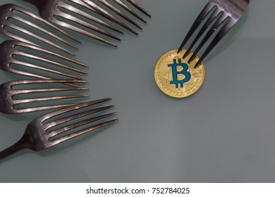  golden bitcoin and silver forks