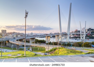 Golden Bridge, Vladivostok, Russia