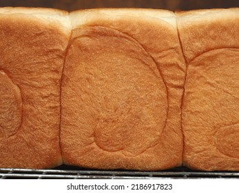 Golden Brown Crust Texture Of Bread Loaf