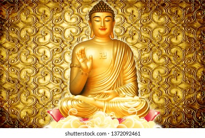 Golden Buddha Images Stock Photos Vectors Shutterstock