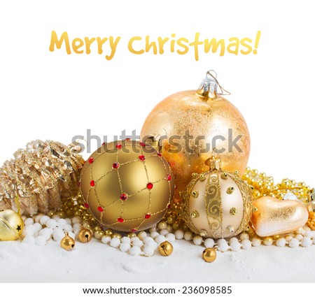 Similar – Golden Christmas decoration