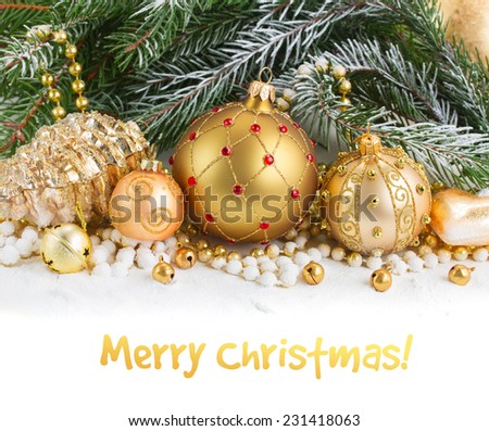 Similar – Golden Christmas decoration