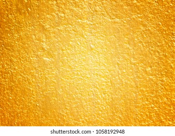 Golden concrete wall - Shutterstock ID 1058192948
