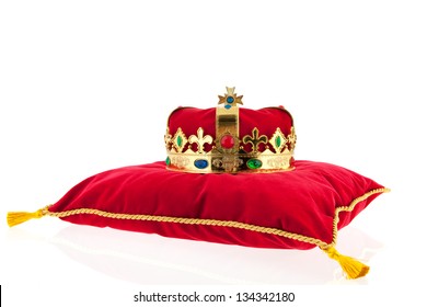 crown on pillow
