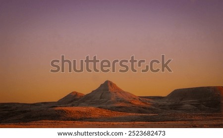 Wüstenlandschaft der Bardenas Real in Navarra Spanien