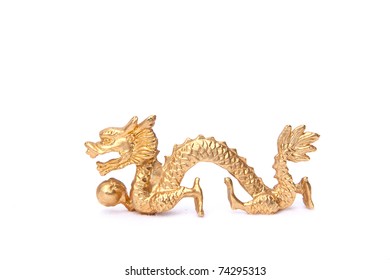 Gold Dragon Stock Photo 74084920 | Shutterstock