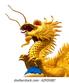 Golden Dragon Thai Temple Stock Photo 62935087 | Shutterstock