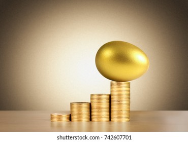 golden a easter egg isolated