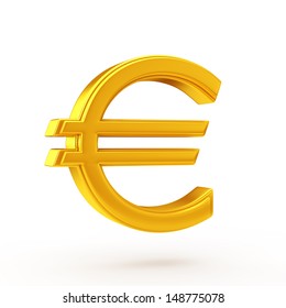 Golden Euro Symbol