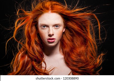 Imagenes Fotos De Stock Y Vectores Sobre Red Hair Dark