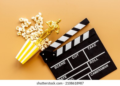 Golden Film Award Statue Clapper Board Stock Photo 2108618987 ...