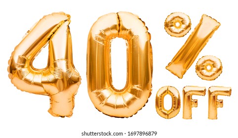 40 number balloons