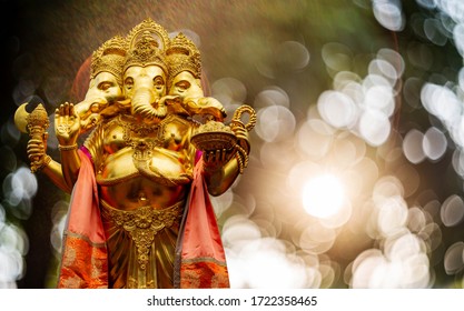 Golden Ganesha Has Old Power In Religious Sites That Are Separated From The Latter