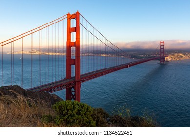 Golden Gate Bridge from Battery Spencer in San Francisco, California, USA - Shutterstock ID 1134522461