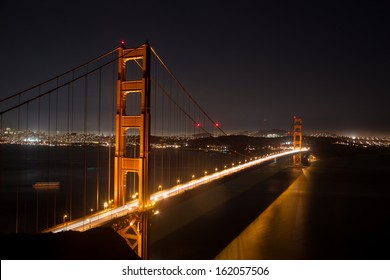 Golden Gate Bridge By Night